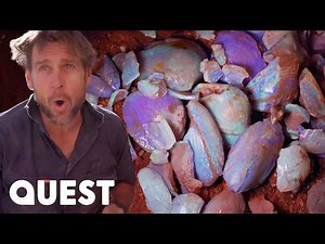 The Blacklighters Secure A Massive Payday In The Opal Capital | Outback Opal Hunters