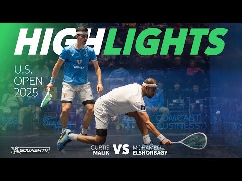 🏴󠁧󠁢󠁥󠁮󠁧󠁿 Malik v ElShorbagy 🏴󠁧󠁢󠁥󠁮󠁧󠁿 | U.S. Open 2025 | ROUND 1 HIGHLIGHTS