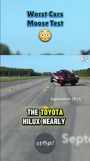These Cars Failed the Moose Test! 😱🚗💥