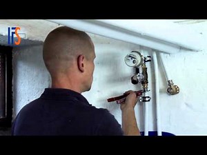 Einbau elektrisches Absperrventil