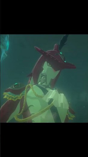 Link and Mipha Get Wet #zeldatotk #zelda #totk #zeldatearsofthekingdomfunny #botw #mipha #zeldabotw