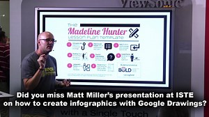 Want to create stunning infographics using Google Drawings? Let Matt Miller teach you how! Sign up for ViewSchool to watch this, and many other great videos, now! Sign up at: http://bit.ly/2t8hPAi | ViewSonic Education North America