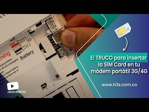 ¿Cómo insertar la Sim Card en el Router de Internet Portátil H3S? |H3S - TECNOLOGÍA AMIGABLE|