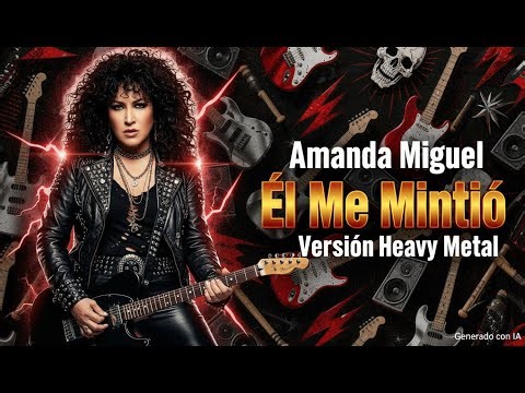 Amanda Miguel – Él Me Mintió | Cover IA Heavy Metal 80s dramático