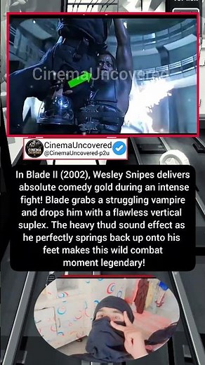 Blade Hit a Vampire With a Wrestling Suplex! 😂🩸 | Blade II