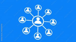 digital interface connection and communication concept digitally generated animation.