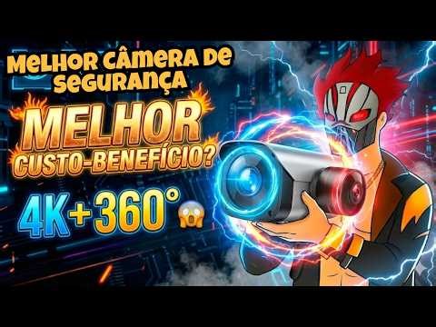 Melhor Câmera de Segurança 4K Custo-Benefício? Dupla Lente + 360° | Review Completo #Câmera360