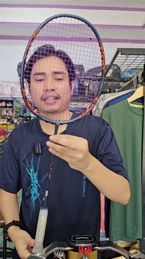 Victor Drive X 10 mettalic..! With Yonex Exbolt 65 Tension 27 lbs Main and 28 lbs Cross.! | Nova Eka Saputra