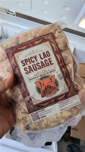 what's cooking today? #spicylaosausage #laosausages #Sausage #laotiktok #laosausage