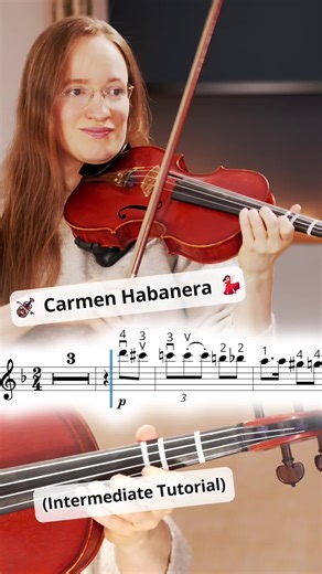 That bold, unmistakable melody from Carmen never gets old. 🔥🎶 I’ve just posted a new intermediate violin tutorial for Habanera, and it’s perfect if you’re ready to lean into rhythm, character, and drama. 💃 It’s such a satisfying piece to practice and perform! Plus, it’s a great addition to your classical repertoire. 🎻 Everything you need is linked in the comments. Enjoy playing! #violin #carmen #habanera #playalong #ViolinPractice #Fiddle #Tutorial #JuliasViolinAcademy #MusicLearning #Learni