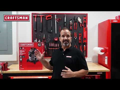 Best Compact ShopVac CRAFTSMAN 5G 4-HP Wet/Dry #shopvac #lowespartner #lowesfinds