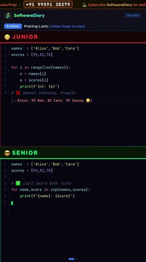 Senior vs Junior Python Dev 🤯 You’re Making This Mistake! #ytshorts #coding #python
