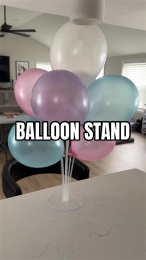 Balloon stands are so much easier to assemble than balloon arched and they add the perfect amount of decor to a party #tiktokshopcreatorpicks #partydecor #balloons