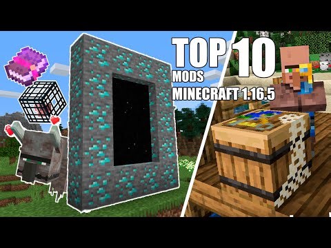 TOP 10 MODS para MINECRAFT 1.16.5 - DIMENSIONES, ALDEANOS y ARMAS - Isman64