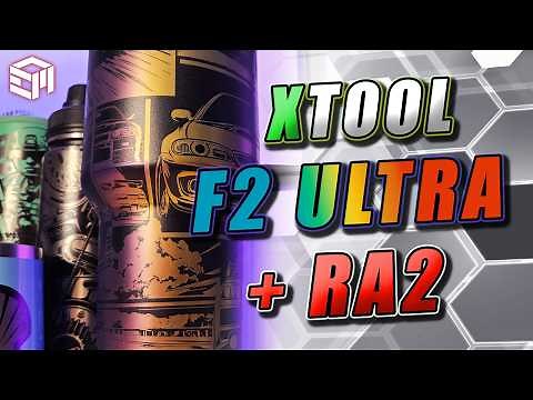 xTool F2 ULTRA and RA2 Rotary Full Guide: Master Tumblers, Tapered Objects, 40oz Full Wrap and More!