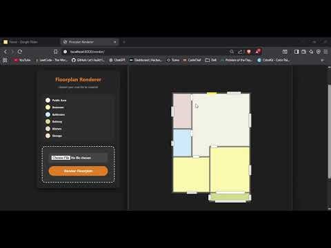 Florex 3D floorplan layout generation