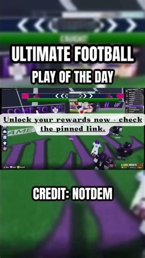 Epic Play of the Day — Unreal TD in Roblox Ultimate Football! 🔥🏈 #gaming #gameplay #robloxedit