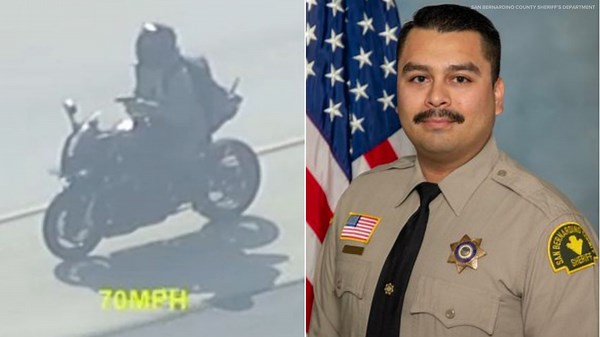 San Bernardino County, California deputy killed: Flags flying at half-staff for Andrew NuÃ±ez; suspect ID'd as Angelo Jose Saldivar