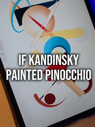 Pinocchio digital art portrait – Pinocchio becomes a boy