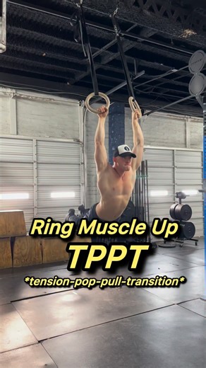 The Kipping Ring Muscle Up TPPT Method 💪🆙 What is TPPT 🧐 -Tension -Pop -Pull -Transition Each one of these steps builds on each other. Take it step-by-step on the low rings, then once you understand, build it HIGH! Use this idea to make your kipping ring muscle up so much better! PS if you NEED some @rapid.rings comment RAPID right now!!! —————— 💪 | Follow @rxgymnasticstraining 🚨Comment “RXGSKILL” for 7 Days FREE on our SKILLS CYCLE!🚨 | RXGymnastics