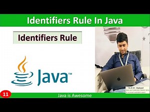 Identifiers Rule in Java