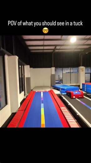 Tanner Brooks on Instagram: "Those struggling to set right in a tuck….this is what it looks like from a tumbling point of view! 👍🏻 #thetumblespot #tumbling #set #backtuck"