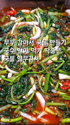 열무물김치#김치 #열무김치