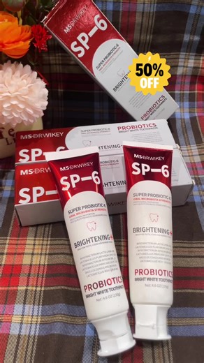 🌿Upgrade your daily routine with MS-DRWIKEY's Cooling Mint Probiotic Toothpaste! This gentle yet effective formula freshens breath and cleans thoroughly, enriched with refreshing mint and probiotics. #spotlightfinds #TikTokShop #tiktokmademebuyit #foryourpage#tooth