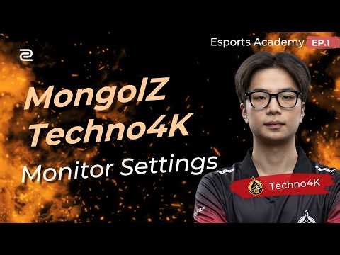 CS2: MongolZ Techno4K Monitor Settings - MongolZ Esports Academy Ep.1