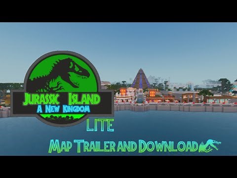 Minecraft Maps | Jurassic Island: A New Kingdom [LITE] Pre-Release 1 | Map Trailer+Download