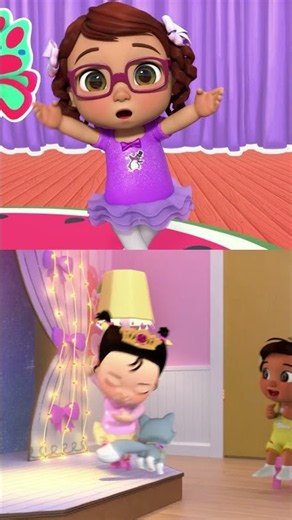 CeCe’s Princess Ballerina Dance Party! Follow Along 👑✨ #shorts #cocomelon #nurseryrhymes