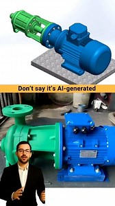 Don't say it's Al-generated Centrifugal Pump 📌 . . . . . . . . #solidworks #3d #design #autocad #engineering #cad #cnc #mechanicalengineering #catia #mechanical #manufacturing #productdesign #keyshot #industrialdesign #3dmodeling #autodesk #designer #3dprinting #render #modeling #ansys #engineer #jasa #mechanic #rendering #fabrication #sketchup #welding #inventor #engineers | Mechanical Media