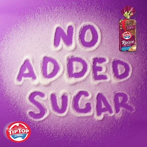 4.6K views · 103 reactions | Did you know Tip Top Raisin Toast has no added sugar? That's right; Nil. None. Nada. It's naturally sweetened with plump real fruits for maximum deliciousness. So go on, treat yourself! | Tip Top | Facebook