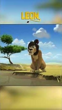 Leon The Lion Gets Hypnotized 😵‍💫🫨 #shorts #funnycartoon