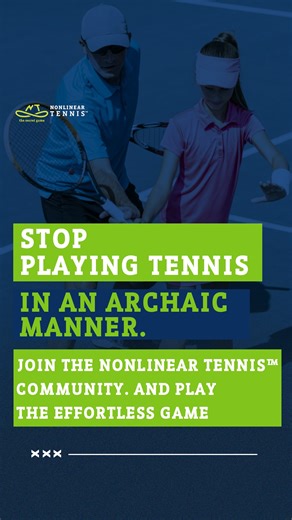 Broudy Tennis - Nonlinear Tennis™ on Instagram: "Do you dream of playing a beautiful, effortless, and consistent game of tennis? The Nonlinear Tennis™, teaches the effortless style of champions like Federer and Henin. This is more than just a system; it's a community of like-minded players dedicated to playing with no fear, complete joy, and absolute control. If you want to play the game you've always dreamed of playing, it's time to stop pushing the ball and start playing like a player. Click b