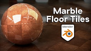 Procedural Marble Floor Tiles Material