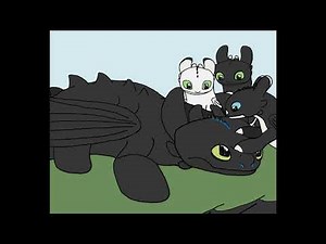 Toothless and the Night Lights | Old 2D Animation
