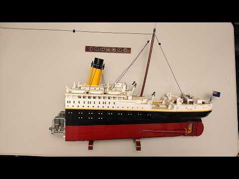 LEGO Icons Titanic Time Lapse Build Part 3 of 3