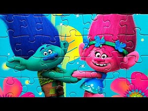 TROLLS Dreamworks PUZZLE Video for Kids Poppy and Branch Ravensburger Jigsaw Puzzle