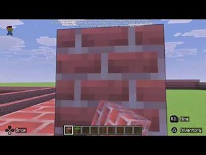 Building brick pyramid.