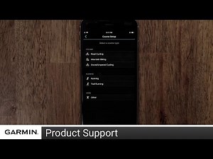 Support: Course Creation Using the Garmin Connect™ App