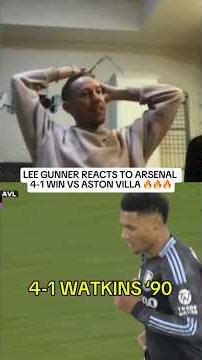 Lee Gunner Reacts 🔥 Arsenal 4–1 Aston Villa | Top of the League!
