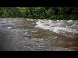 Chattahoochee River swells in Helen, Georgia after Hurricane Helene