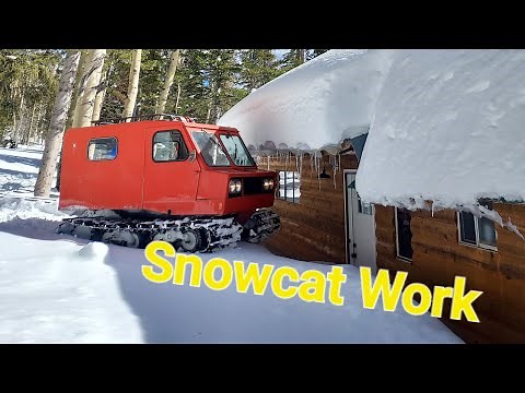 Off Road Recovery, Snow Cat on the Job