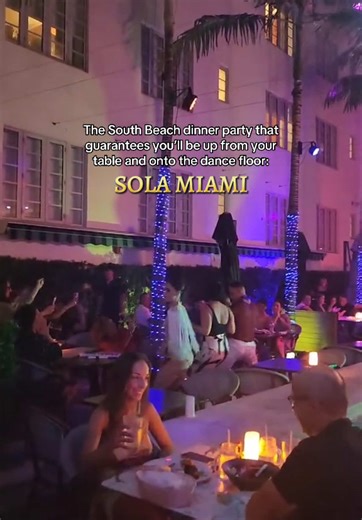 Dinner plans that turn into dance floors 💃✨ At SOLA Miami in the heart of South Beach, your night doesn’t stay seated for long. Our Dinner & Show experience brings performers, a live DJ, and energy that gets guests up from their tables and into the moment. 🌴 Join us for dinner and stay for the experience. Reserve your table through the link in our bio. 🥂 #solamiami #solasobe #fairwindhotelmiami #solamiamibeach #miamirestaurant #miamirestaurants #miamithingstodo #miamifood #southbeachmiami #mi