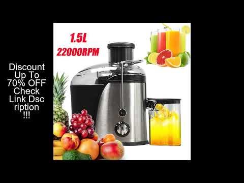 Stainless Steel Fruit Vegetable Centrifugal Juice Extractor Automatic Pulp Ejection High Juice Yield