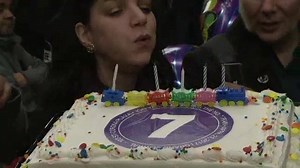 3K views · 82 reactions | A train of many colors. A cake. Revelers pulled out all the stops to celebrate 100 years of the 7 train. | Spectrum News NY1 | Facebook