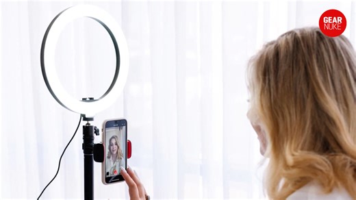 Ring light size guide