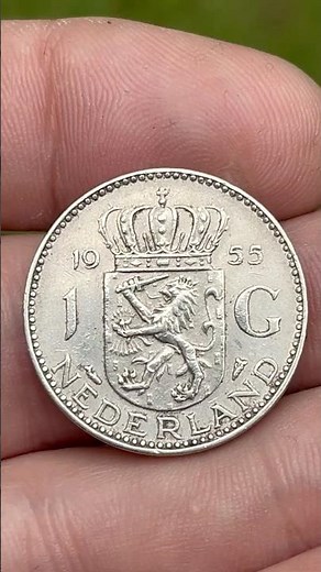 😁 Cool 1955 Nederlands Silver 1 Gulden - Juliana 🇳🇱 #coin #silver #numismatics