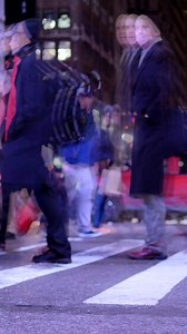 Dynamic Urban Crossing a lively scene capturing the essence of bustling city streets